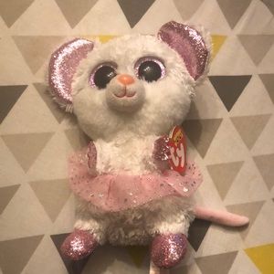 Ballerina mouse beanie baby